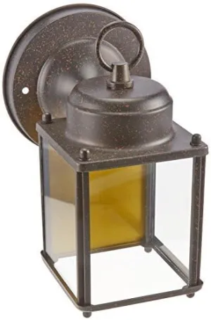 Designers Fountain 1161-RP Porch Outdoor Wall Lantern Sconce, 8in H, Rust Patina