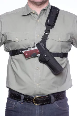DIAMOND D Outdoors - Denali Chest Holster for SEMI-AUTO 1911 Pistols - up to 5”