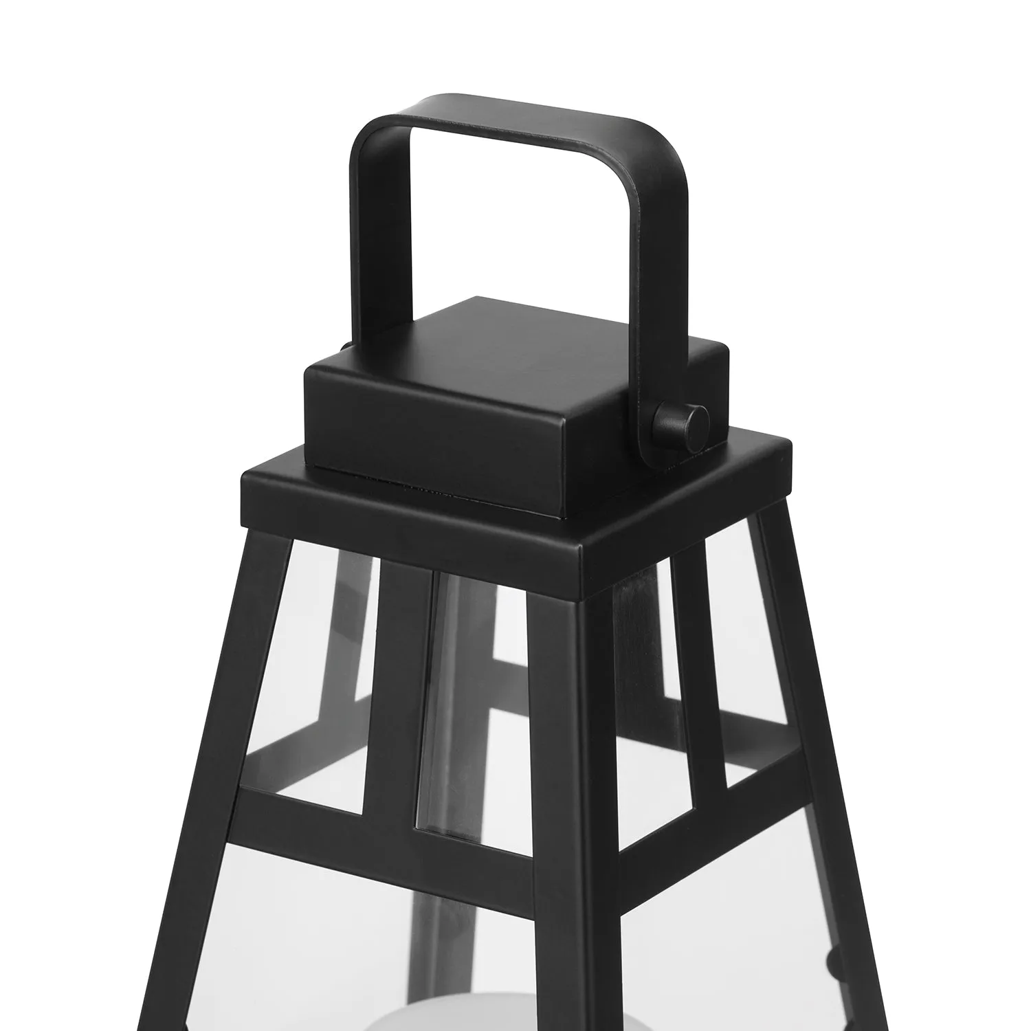 Diana Matte Black LED Integrated Outdoor Lantern