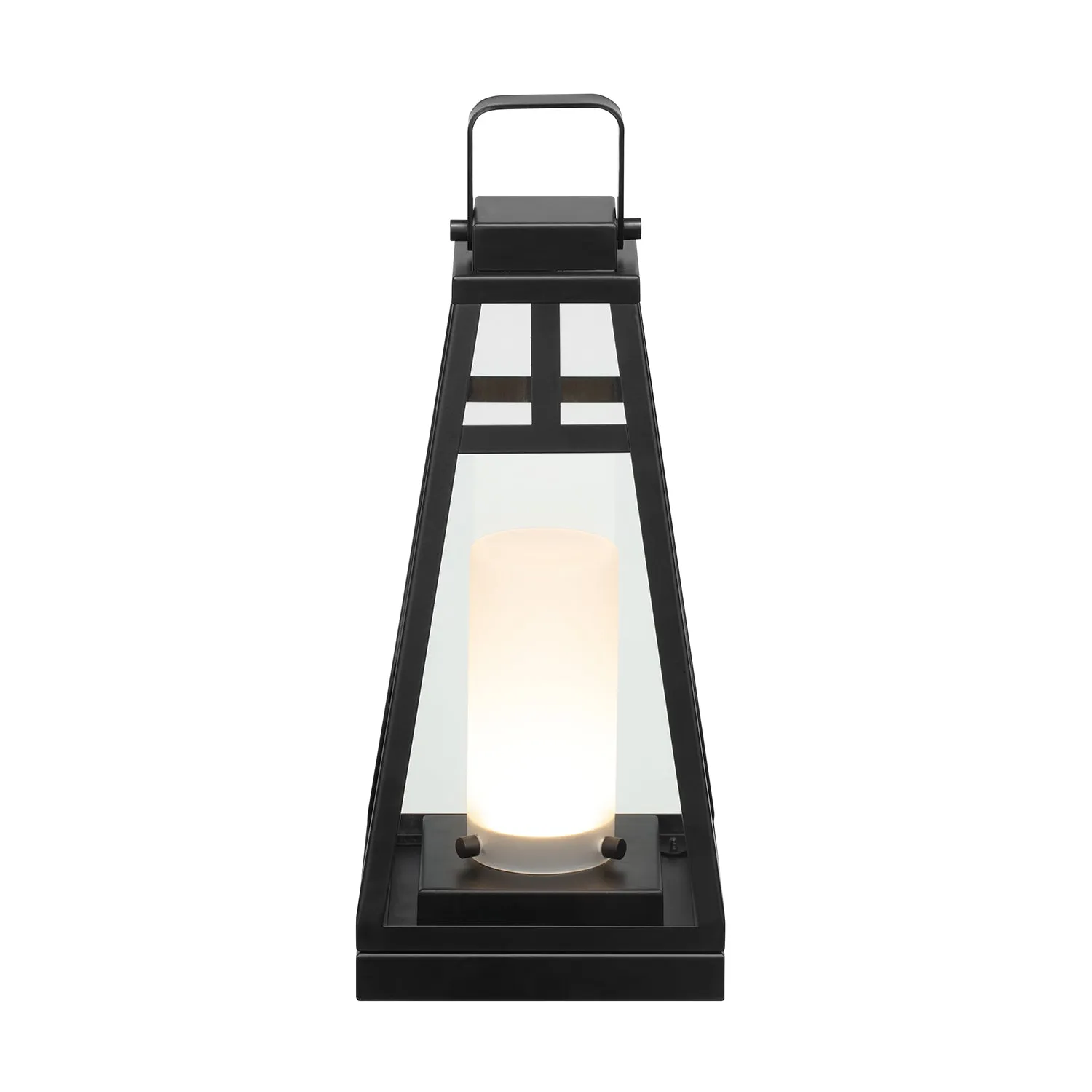 Diana Matte Black LED Integrated Outdoor Lantern