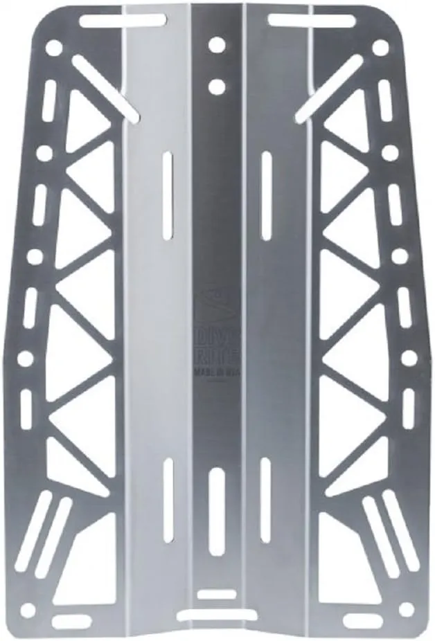 Dive Rite XT Lite SS Backplate, Silver (Model: BC2117)