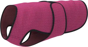 Dog Cooling Vest. Lightweight Jacket with Evaporative Cool Microfiber Technology, UV Protection Shirt for Beach, Sizing for Small, Medium and Large Dogs (L, Rose Pink)