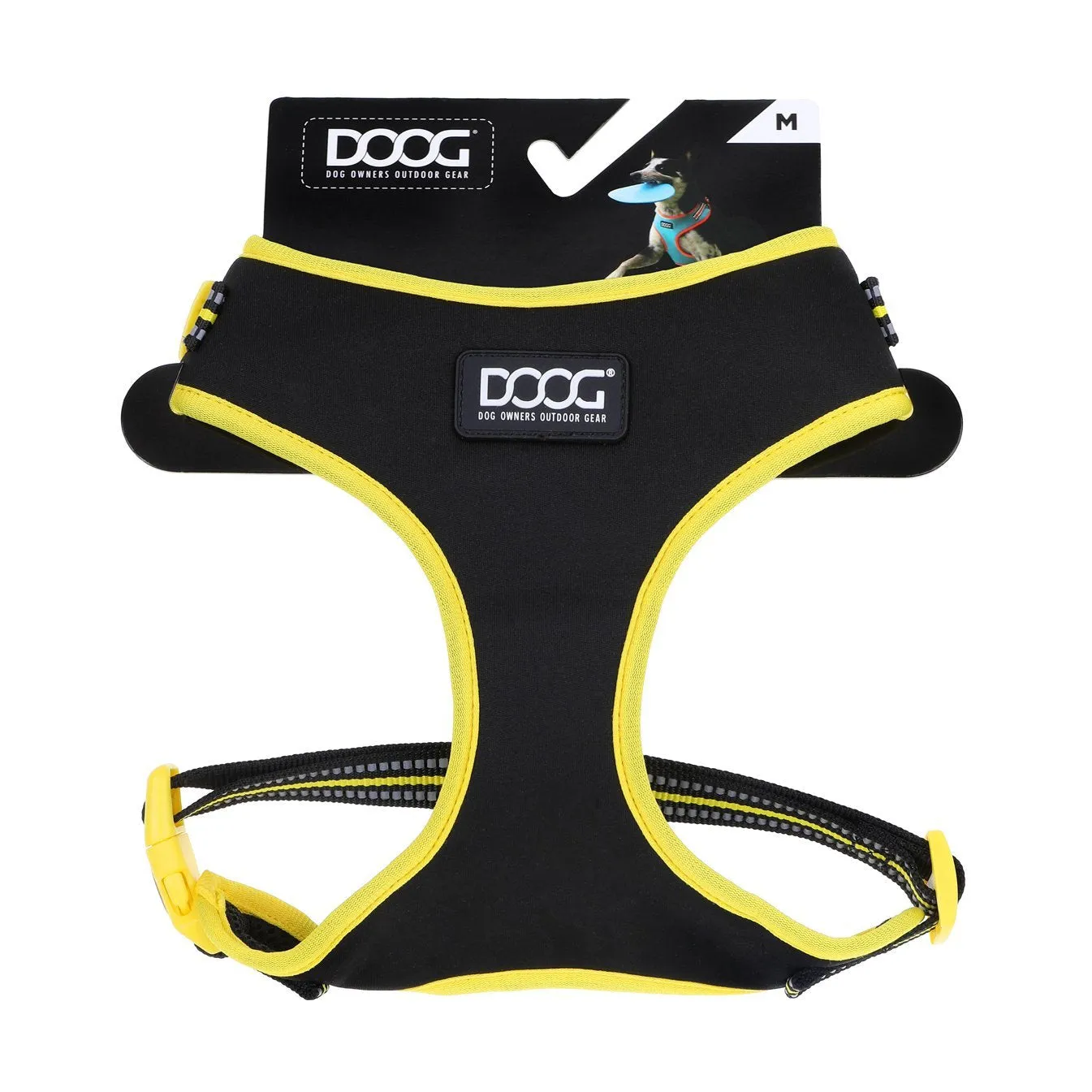 DOOG Neoflex Soft Harness - Neon (BOLT)
