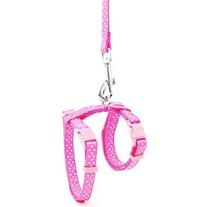 Dot & Plaid Cat Harness & Leash
