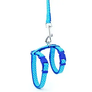 Dot & Plaid Cat Harness & Leash