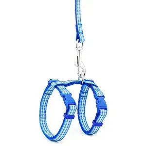 Dot & Plaid Cat Harness & Leash