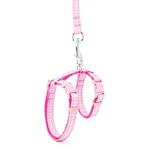 Dot & Plaid Cat Harness & Leash