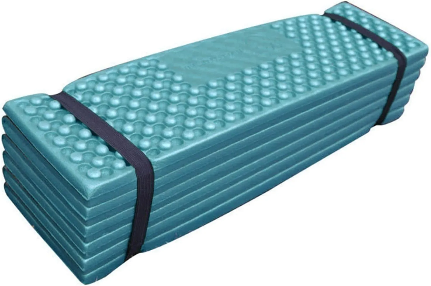 Double Egg Crate Foldable Sleeping Pad, Soft PVC Thickened Isolation Pad for Camping (186 * 57)
