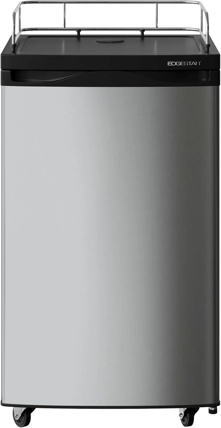 EdgeStar BR2001SS Ultra Low Temp Stainless Steel Refrigerator for Kegerator Conversion