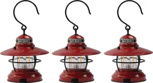 Edison Mini Lantern Red 3pk