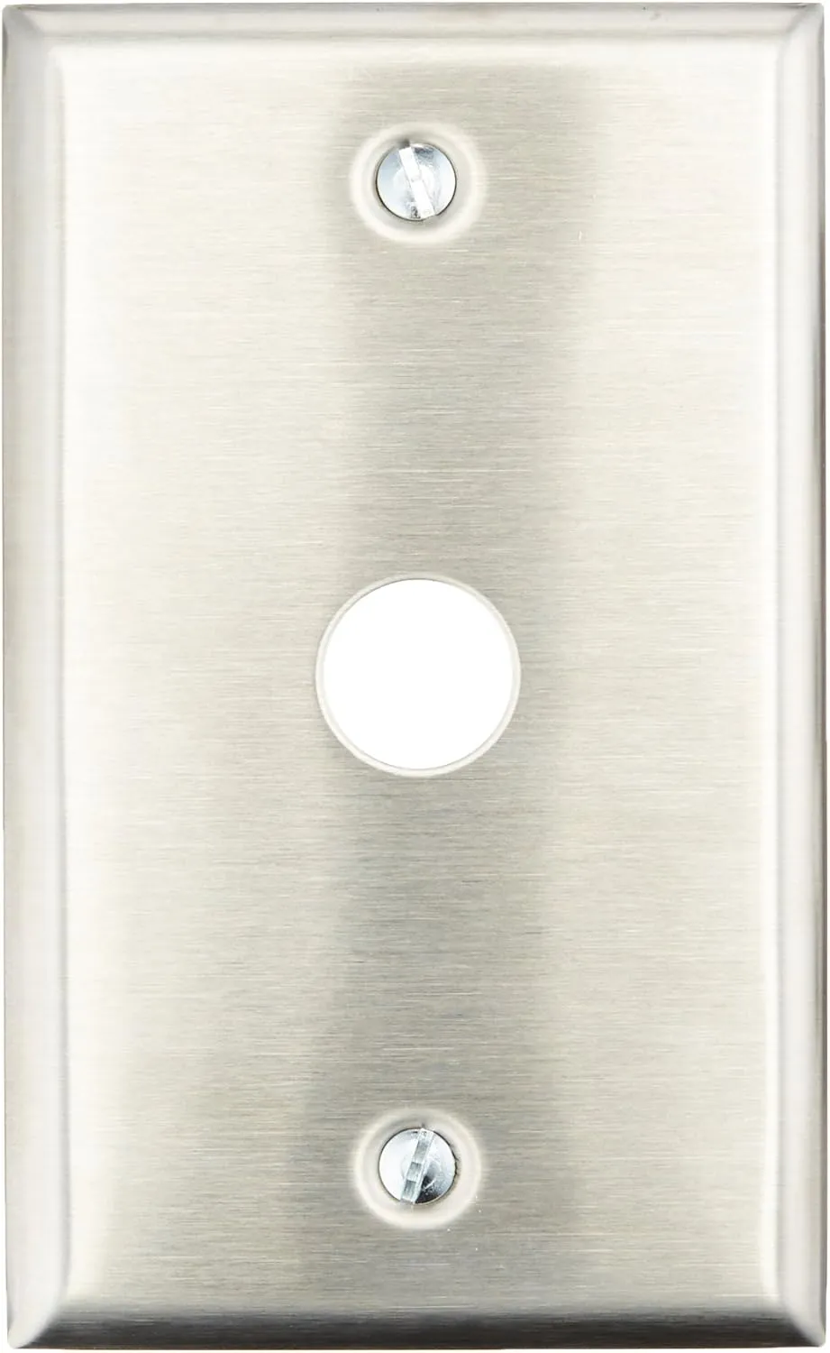 Edwards Signaling 147-1 Push Button Mounting Plate, Siliver