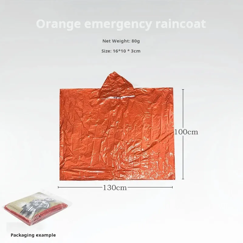 Emergency Rain Poncho /Thermal Blanket
