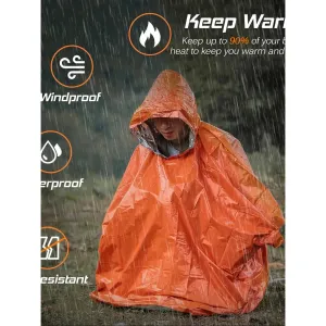 Emergency Rain Poncho /Thermal Blanket