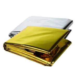 Emergency Thermal Blanket for Outdoor Survival and First Aid