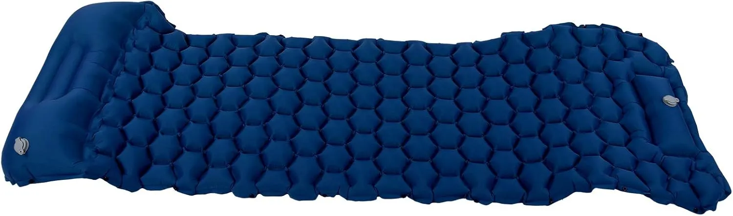 EVTSCAN Camping Sleeping Pad Mat Foot Press Inflatable Cushion Mattress for Tent Hiking Travel