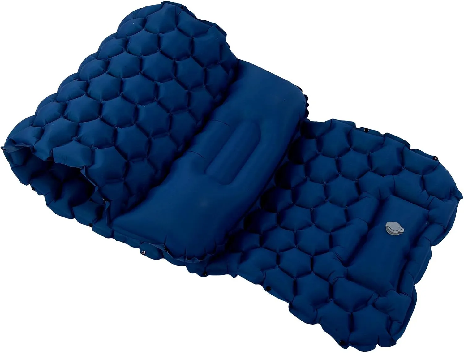 EVTSCAN Camping Sleeping Pad Mat Foot Press Inflatable Cushion Mattress for Tent Hiking Travel