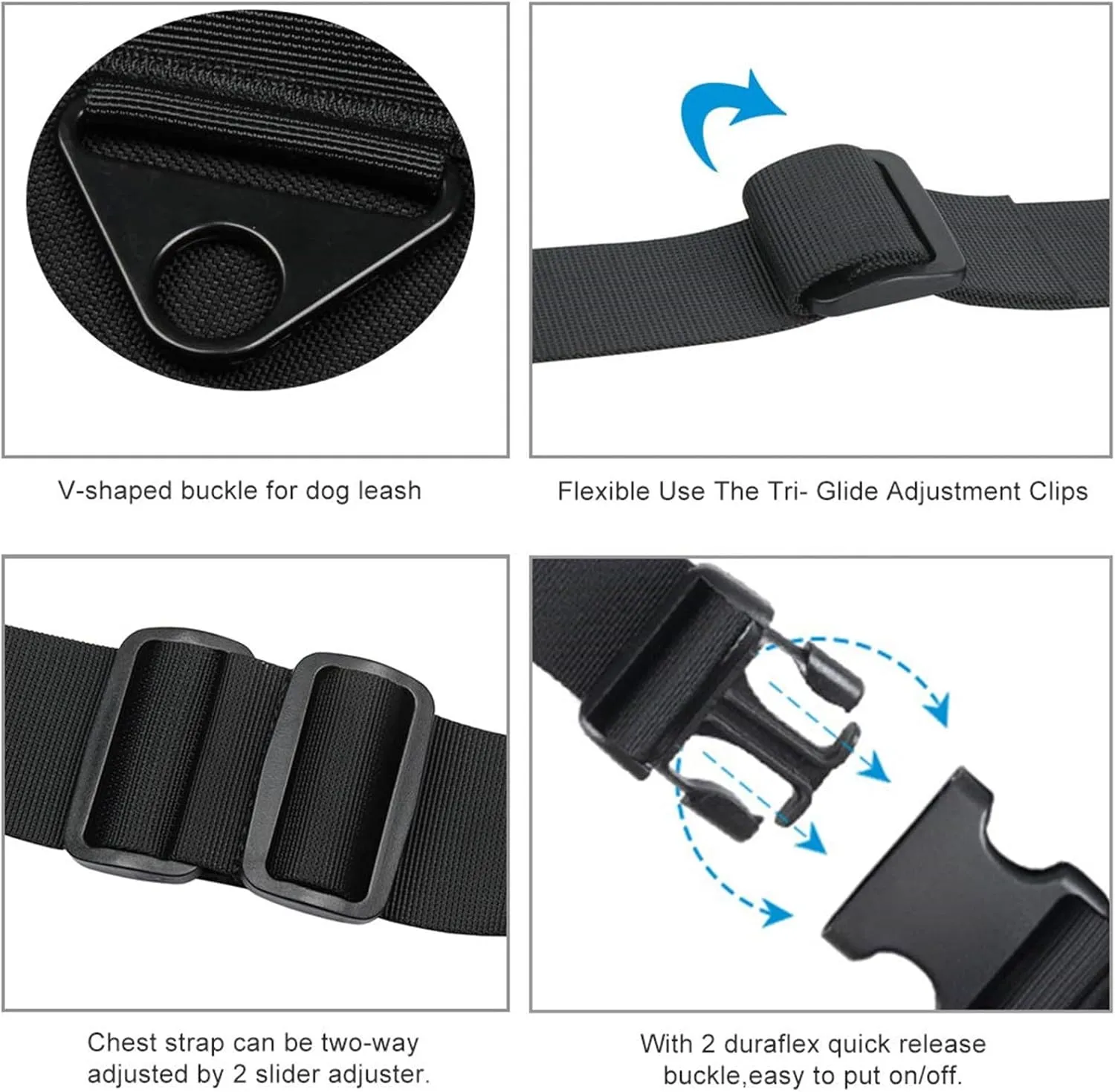 Excellent Elite SPANKERTactical Dog Vest Training Military Patrol K9 Service Dog Harness Adjustable Nylon Dog Harness with Handle(Black-L)