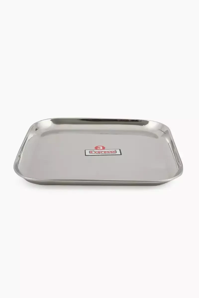 Expresso Stainless Steel Plate - 21cm