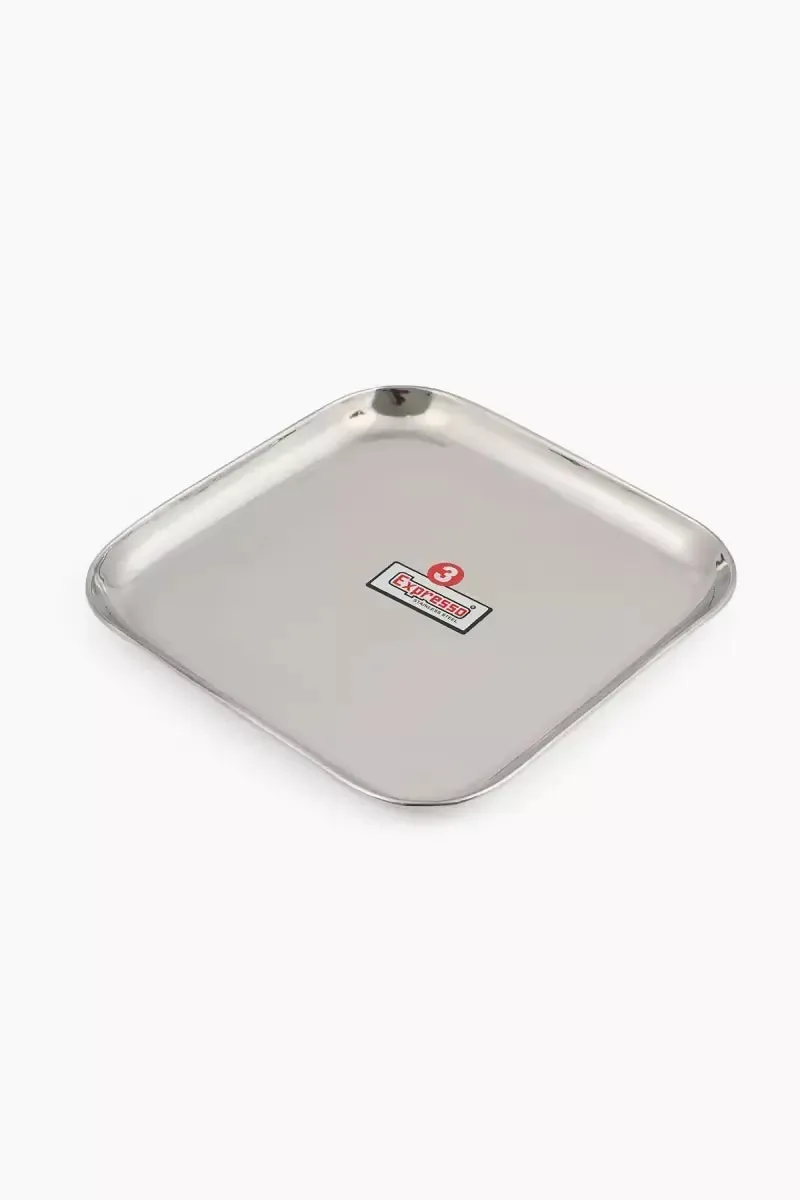 Expresso Stainless Steel Plate - 21cm