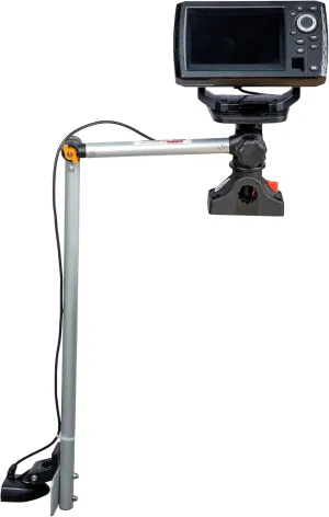 Extreme Max 3006.8652 Portable Foldable Transducer Arm with Fish Finder Bracket for Kayaks & SUP