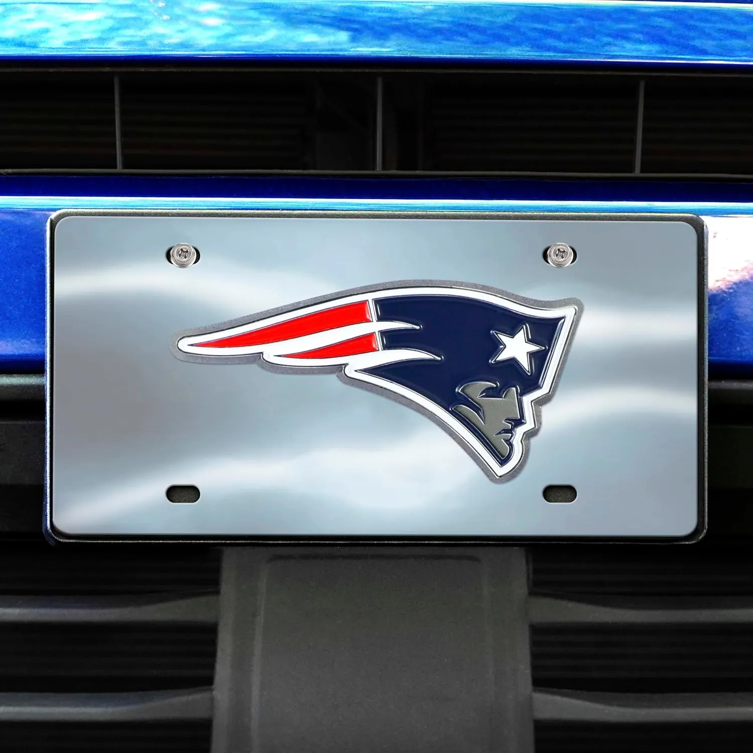 FANMATS NFL - New England Patriots Diecast License Plate Frame
