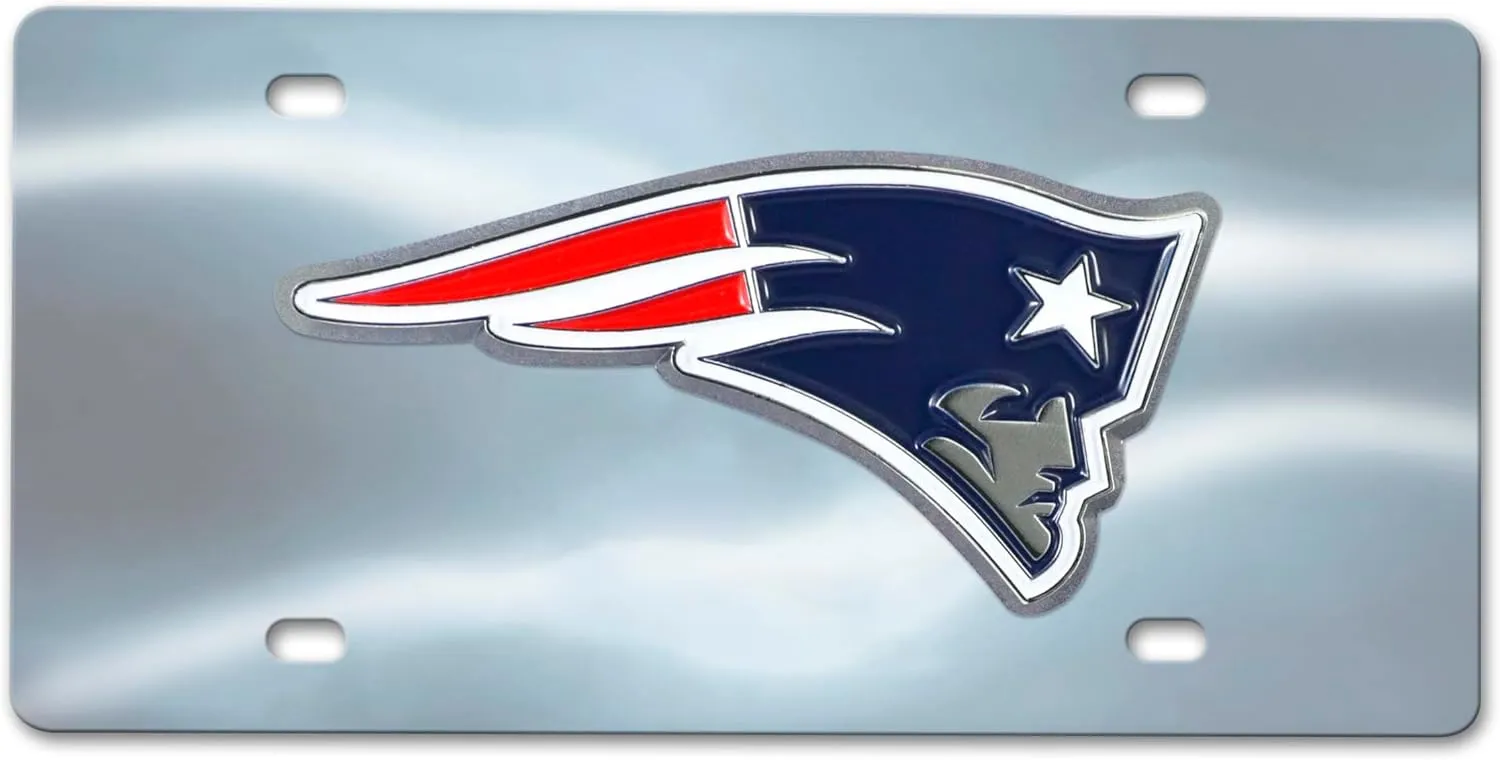 FANMATS NFL - New England Patriots Diecast License Plate Frame