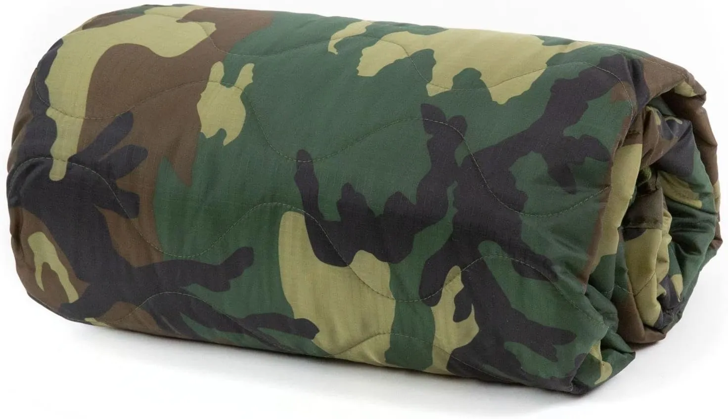 Farm Blue Jungle Camo Army Camping Blanket - Authentic and Improved Woobie Blanket Poncho Liner - Lightweight, Multi-Functional, All Weather, Versatile - Go Backpacking or Car Camping Outdoor
