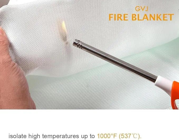 Fire Blanket,Emergency Fire Blanket for Home and Kitchen， Fiberglass Fire Extinguisher Blanket for Camping, Cars, 0ffices, Warehouses, Schools,Grill, Fireplaces (2)