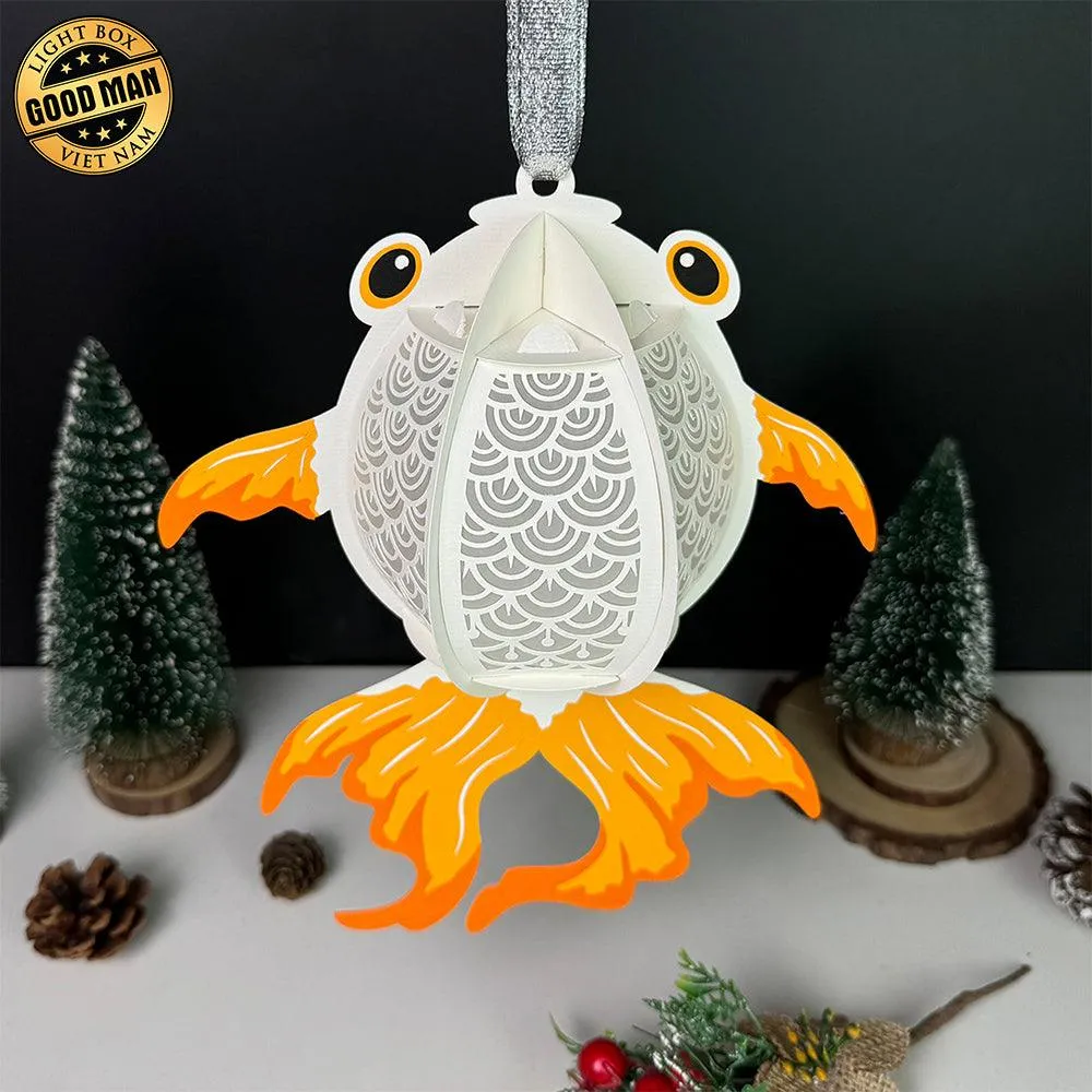 Fish - 3D Fish Lantern File - Cricut File 1 - LightBoxGoodMan