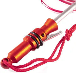 Fish Stringer for Spearfishing Fish Holder for Scuba Diving and Freediving Quick Spearguns with Stainless Steel Needle and Pressure Plate (Red & Red)