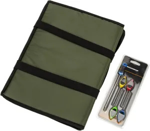 Fishing Unhooking Mat Foldable Padded Landing Pad with Baiting Needle Fish Gear Weigh Slings Mat Fishing Accessories