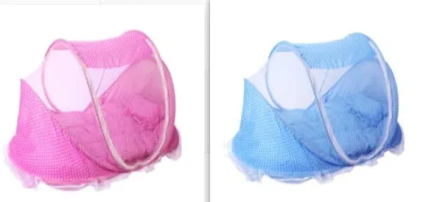 Foldable Baby Bed Net with Pillow Net 2pieces for Safe Sleep