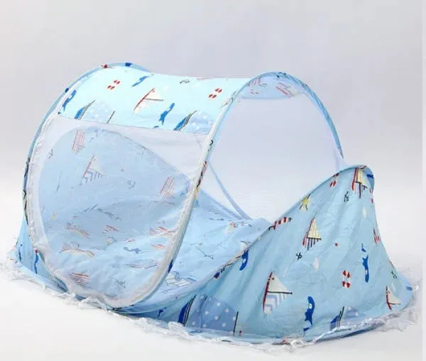 Foldable Baby Bed Net with Pillow Net 2pieces for Safe Sleep