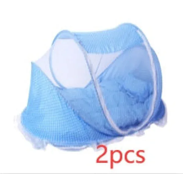 Foldable Baby Bed Net with Pillow Net 2pieces for Safe Sleep
