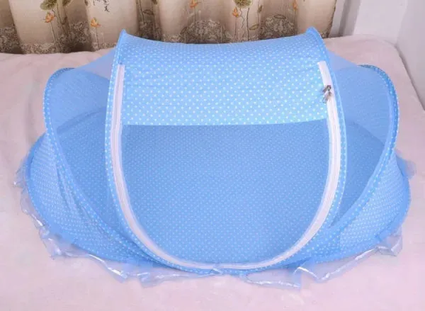 Foldable Baby Bed Net with Pillow Net 2pieces for Safe Sleep