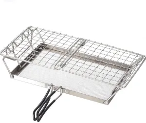 Foldable Bread Toaster Tray Stainless Steels Folding Grills with Adjusted Height BBQ Toaster Shelf Bread Toaster Grills