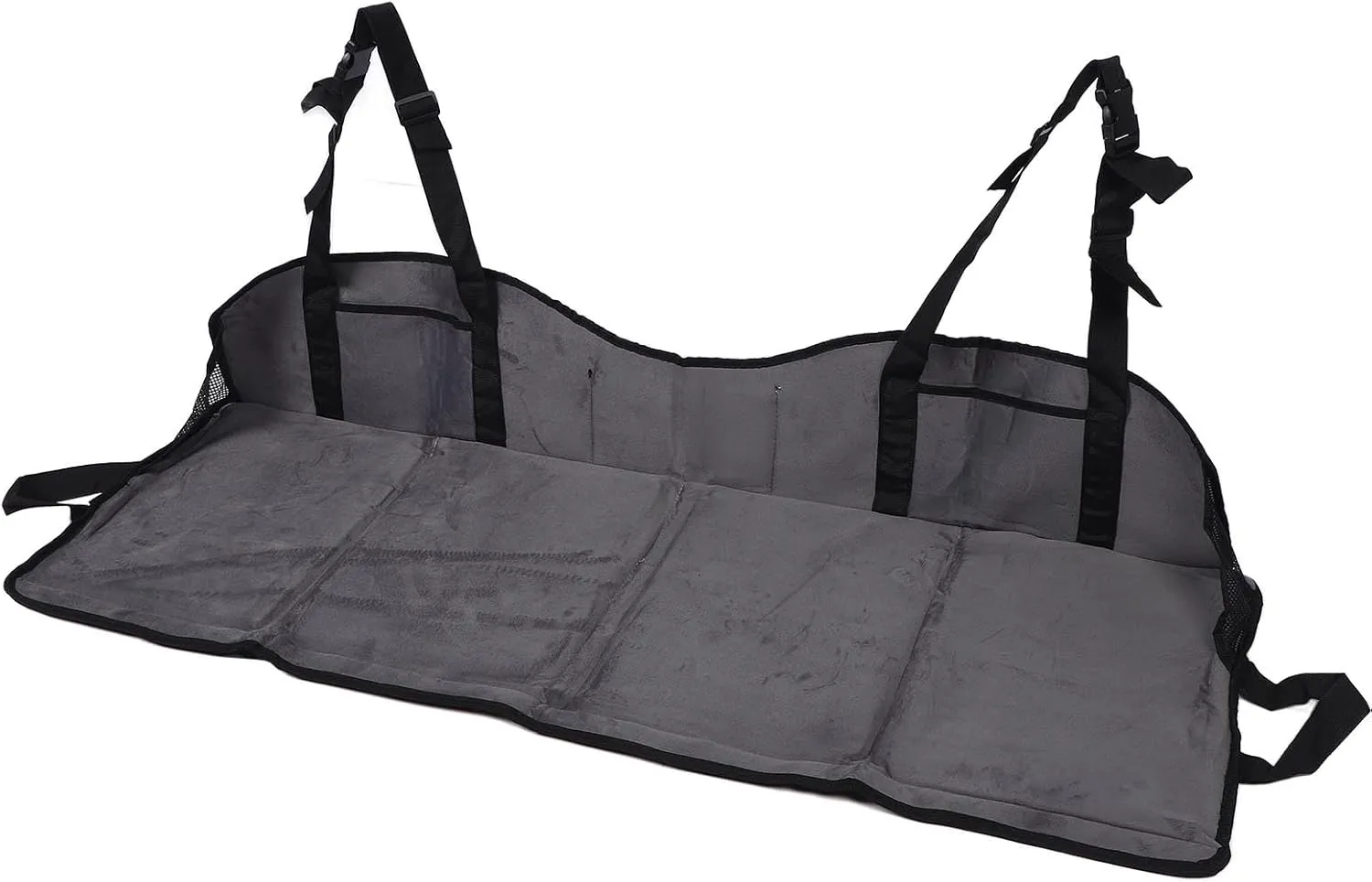 Foldable Car Rear Seat Mattress Extension Plate, Folding Car Back Seat Extender, Increase Trunk and Car Bed Camping Space Portable Travel SUV Mattress for Sleeping Outback (Grey)