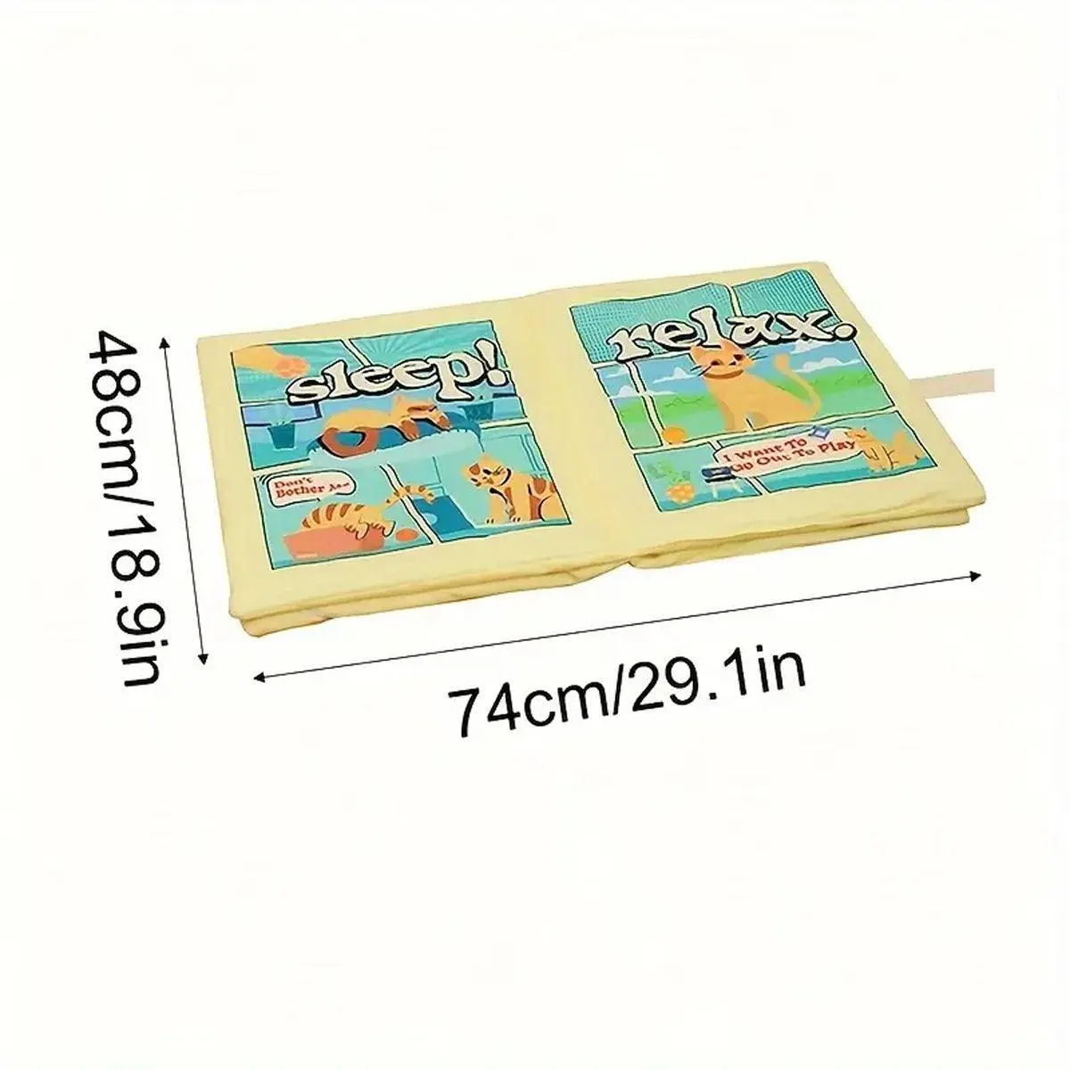 Foldable Cat Sleeping Mat Pet Bed Comfortable Soft Cushion for Cats and Kittens