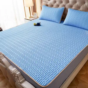 Foldable Cooling Latex Mattress Pad for Summer Cover Foldable Bed Mat Cool Sleeping Mattressair Conditioning Mat