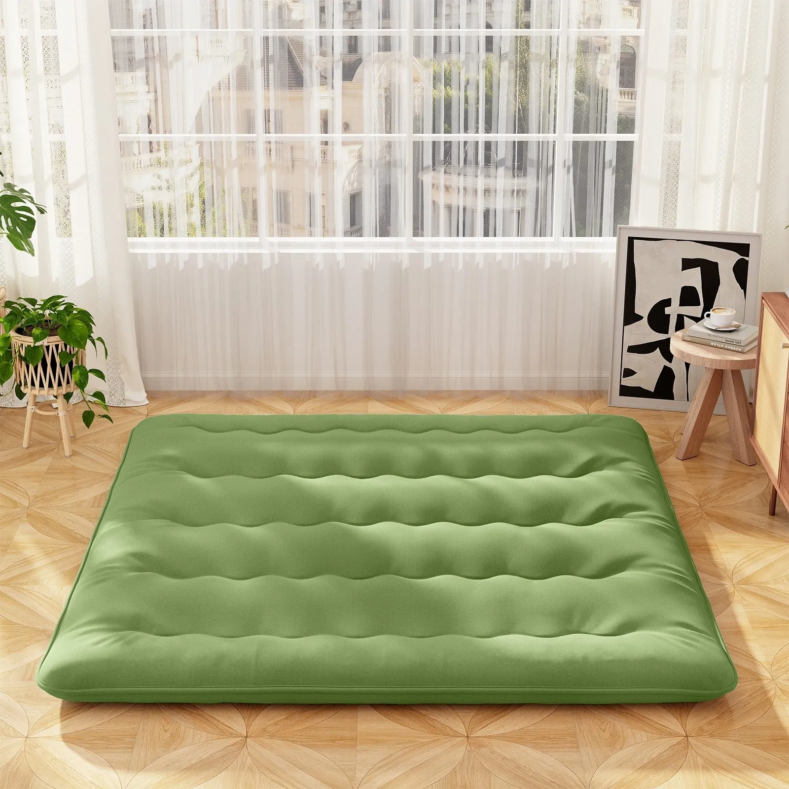 Foldable Floor Mattress for Sleeping with Storage Bag