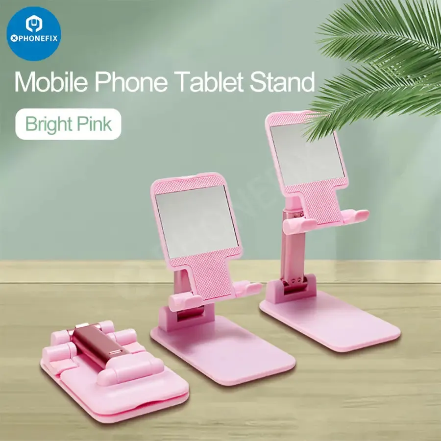 Foldable Tablet Phone Holder Stand Aluminum Alloy Desktop Bracket