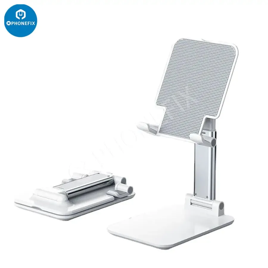 Foldable Tablet Phone Holder Stand Aluminum Alloy Desktop Bracket
