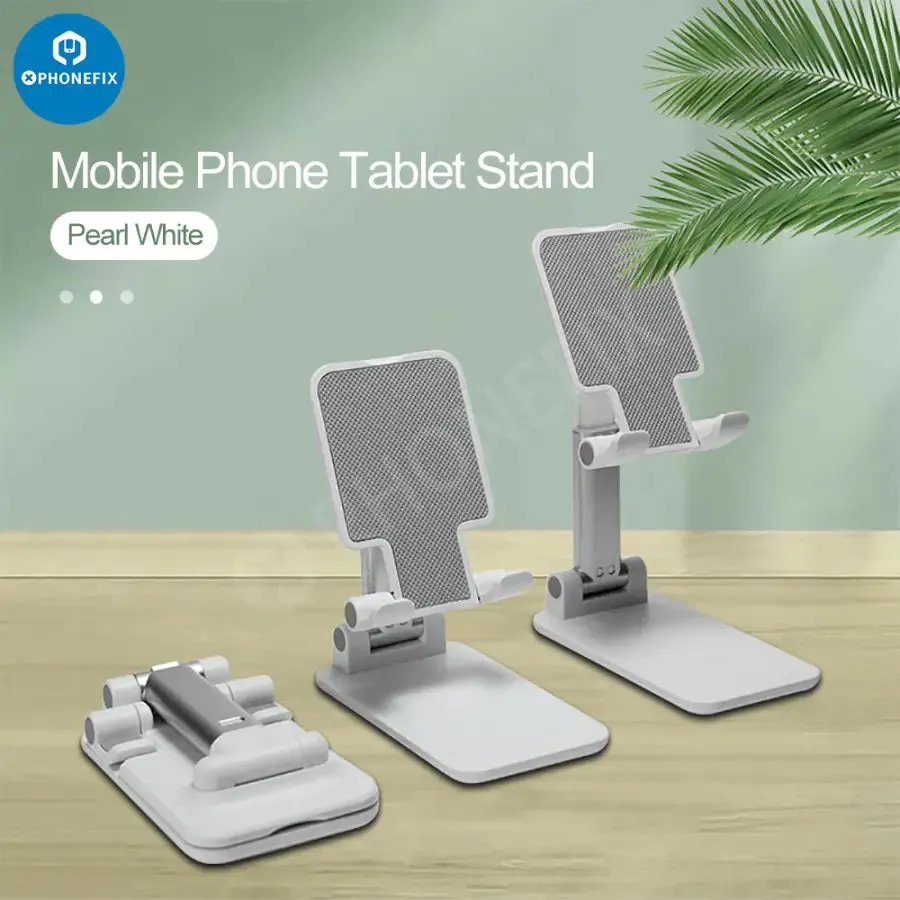 Foldable Tablet Phone Holder Stand Aluminum Alloy Desktop Bracket