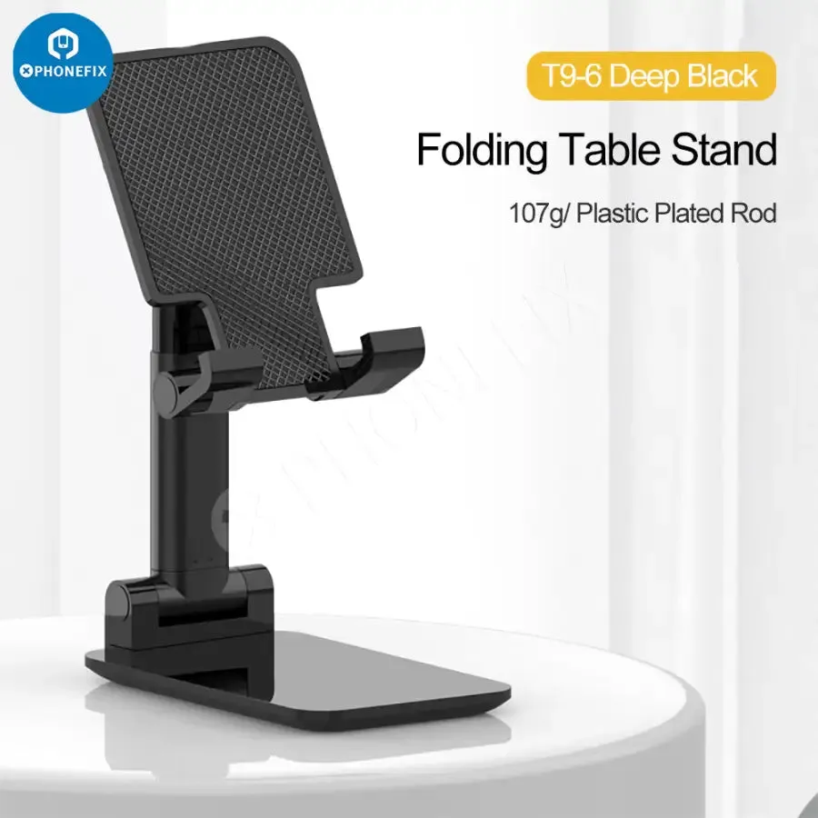 Foldable Tablet Phone Holder Stand Aluminum Alloy Desktop Bracket