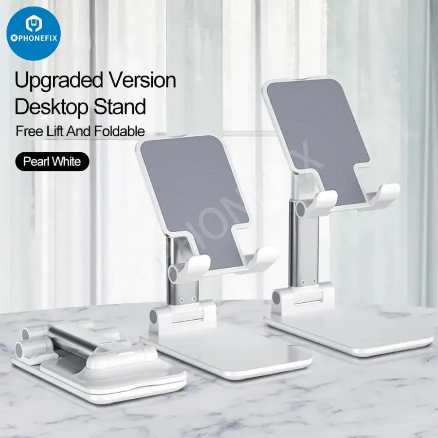 Foldable Tablet Phone Holder Stand Aluminum Alloy Desktop Bracket