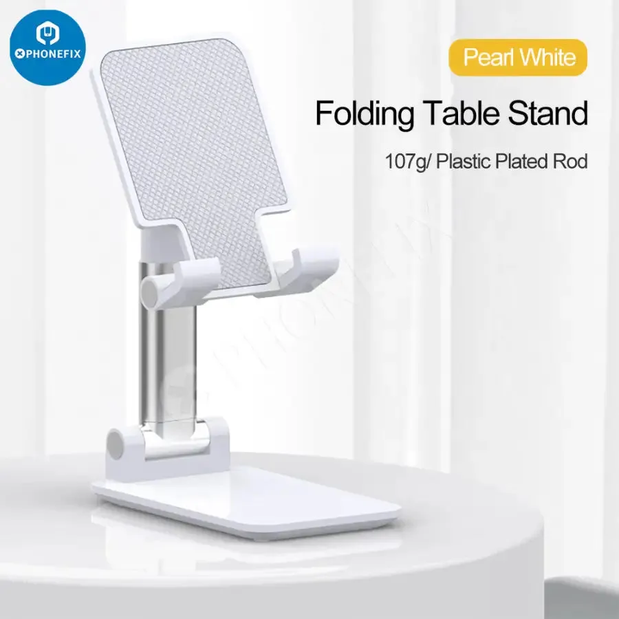 Foldable Tablet Phone Holder Stand Aluminum Alloy Desktop Bracket