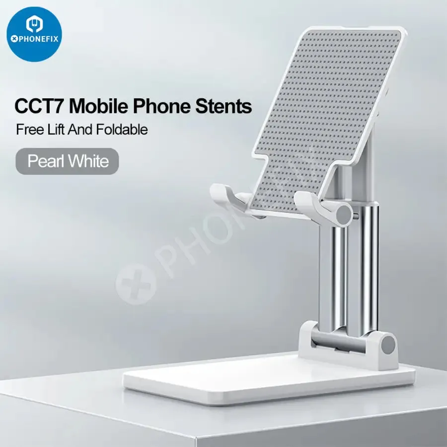 Foldable Tablet Phone Holder Stand Aluminum Alloy Desktop Bracket