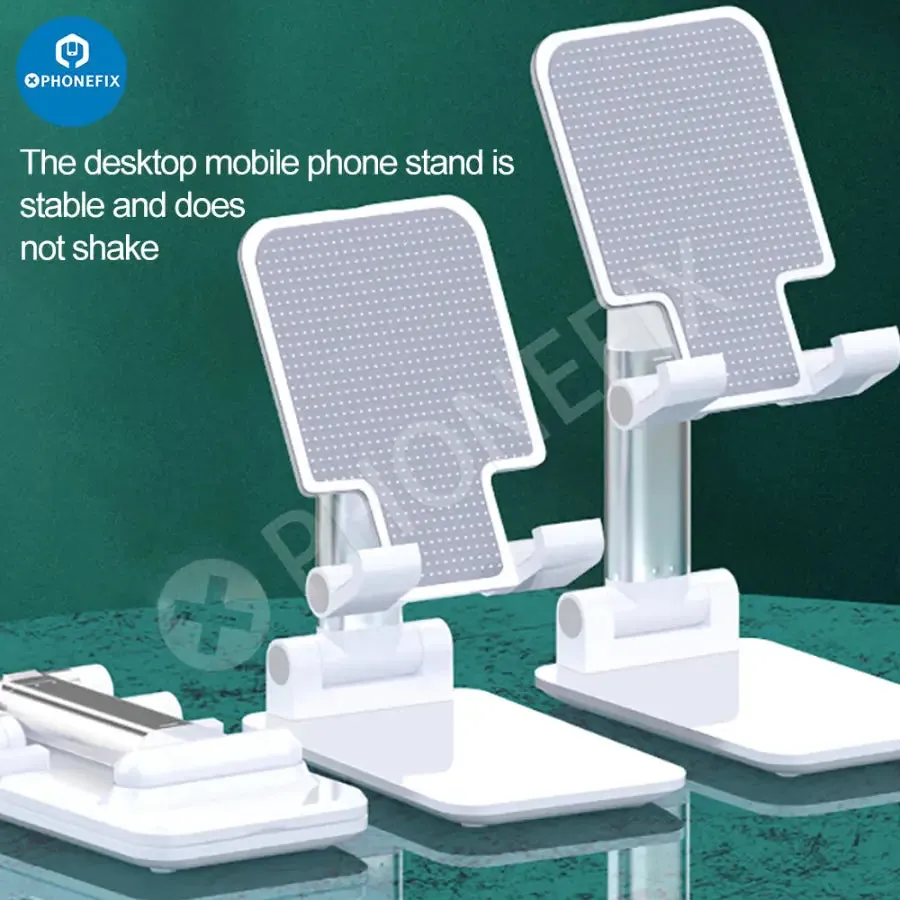 Foldable Tablet Phone Holder Stand Aluminum Alloy Desktop Bracket