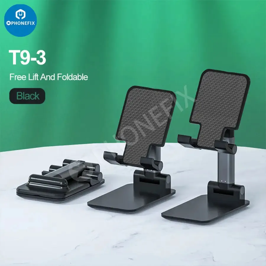 Foldable Tablet Phone Holder Stand Aluminum Alloy Desktop Bracket