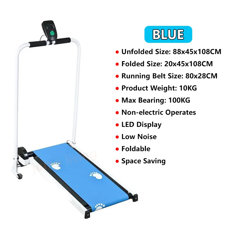 Foldable Treadmill Mini Running Walking Pad Home Gym Fitness Machine